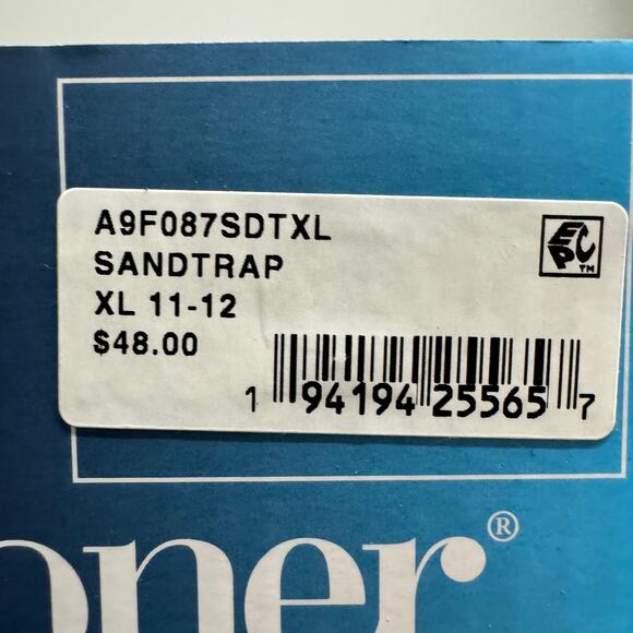 Isotoner Mens‎ Slippers Size XL 11-12 Tan Plaid Slip On Memory Foam New - Picture 3 of 10